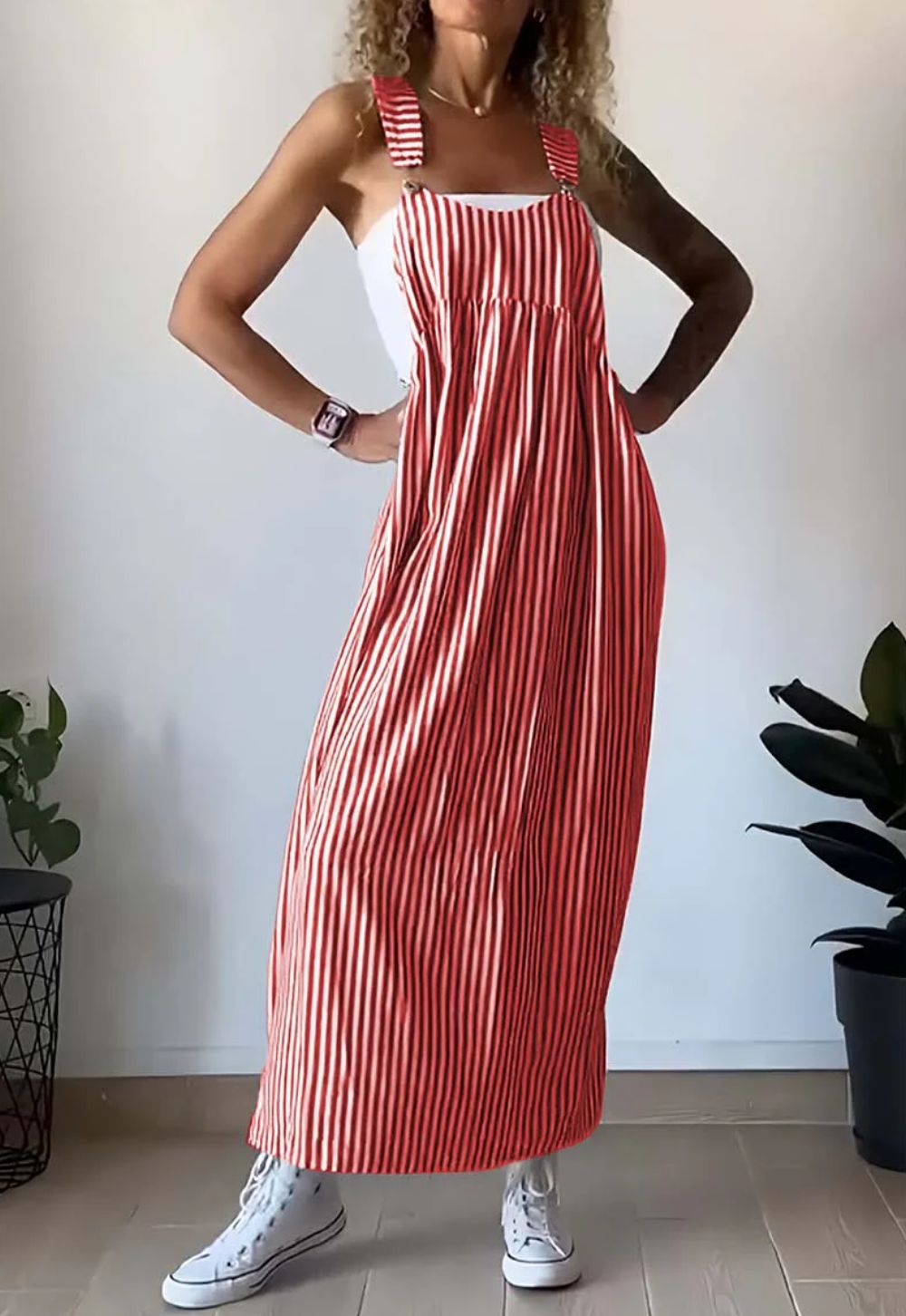 Ella™ - Casual Striped Dress