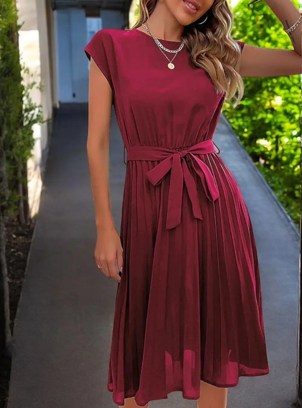 Valenzora | Elegant midi summer dress