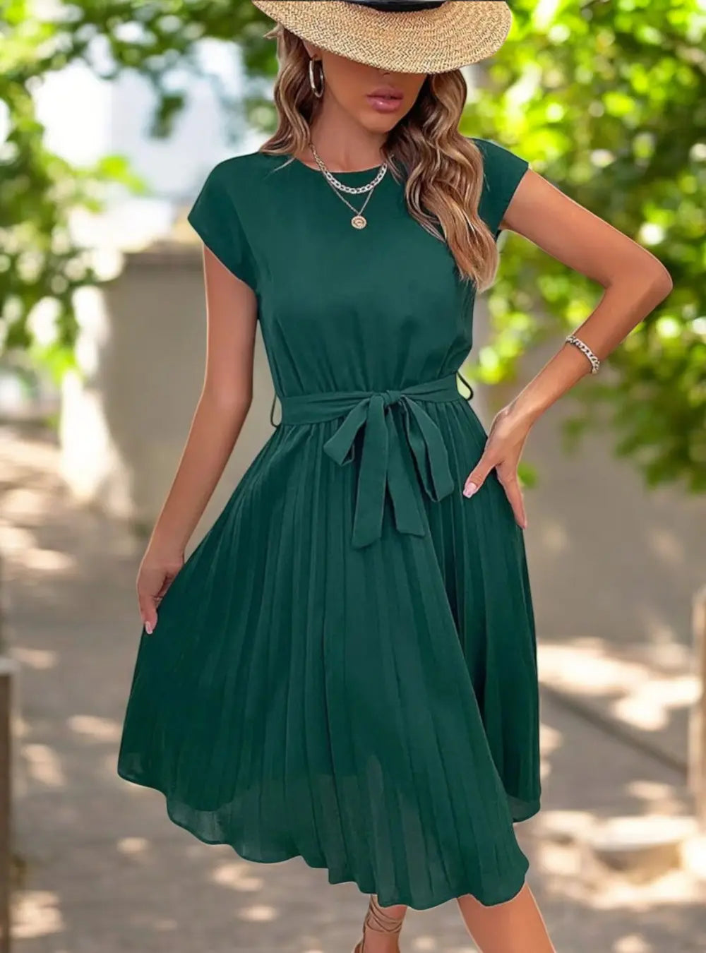 Valenzora | Elegant midi summer dress