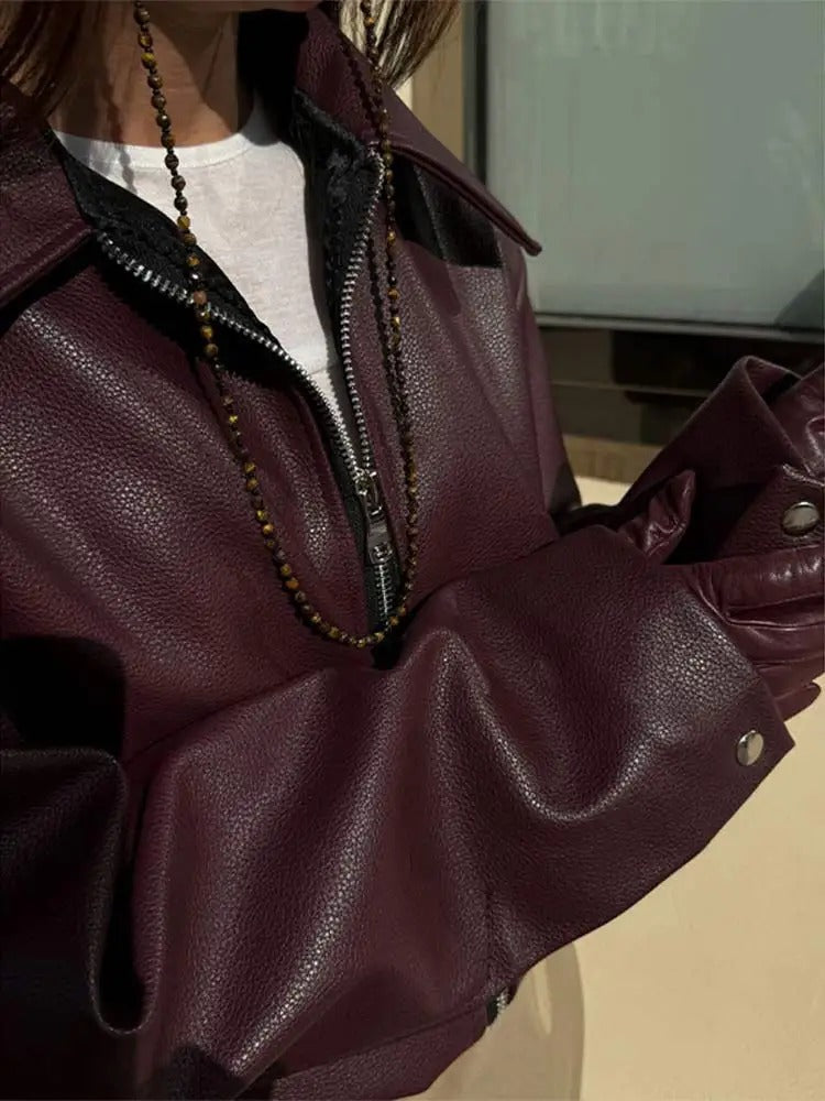 Valenzora | Vegan leather jacket