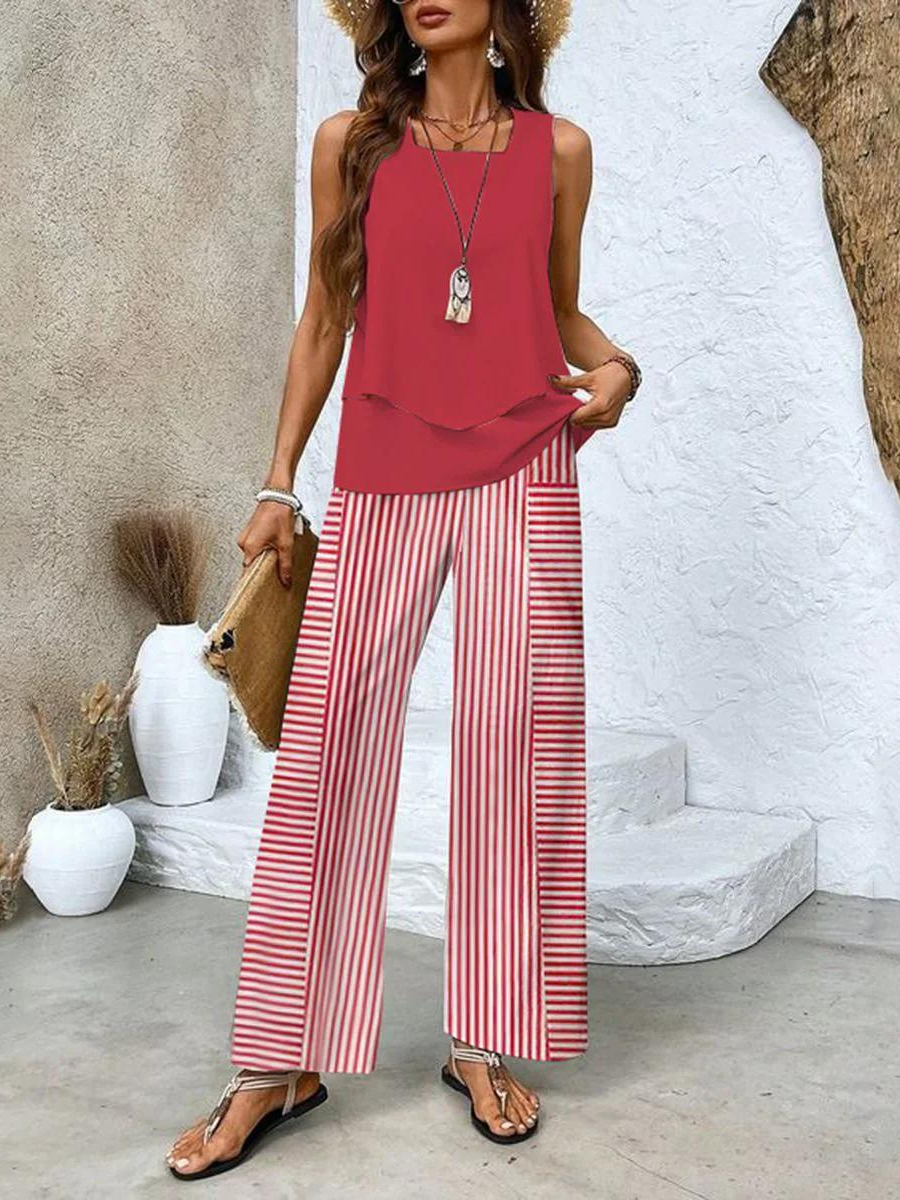 Valenzora | Elegantes zweiteiliges Sommer-Set