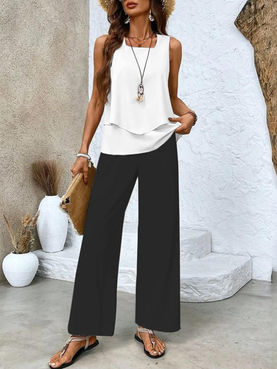 Valenzora | Elegantes zweiteiliges Sommer-Set