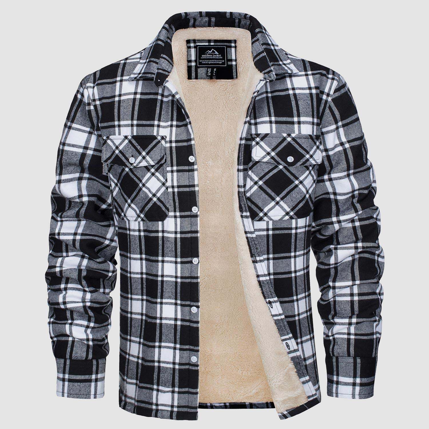 gefütterte Fleecejacke