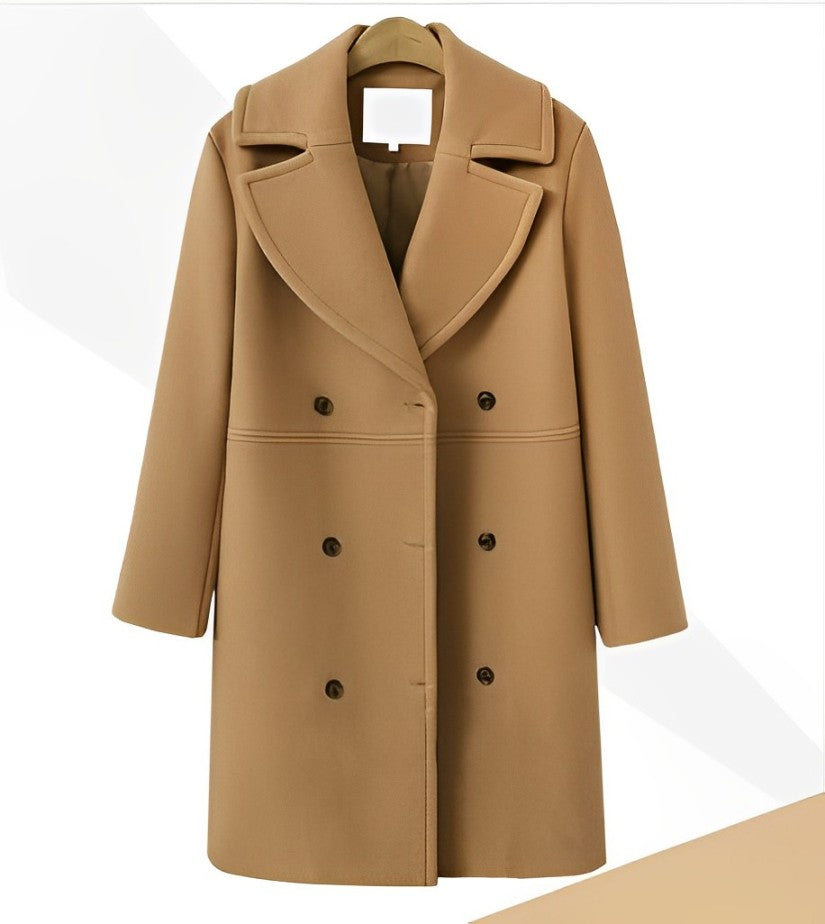 Valenzora | Warm and Long Wool Trench Coat