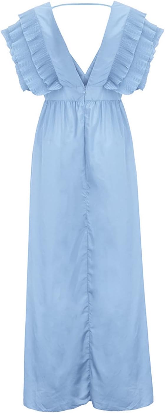 Valenzora - Elegant dress with gathered sleeves