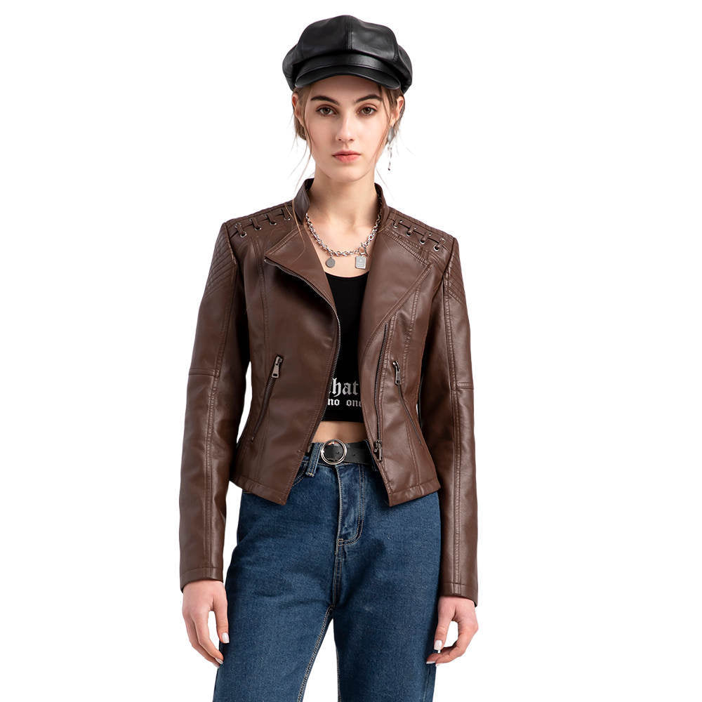 Valenzora | Washed Lammlederjacke