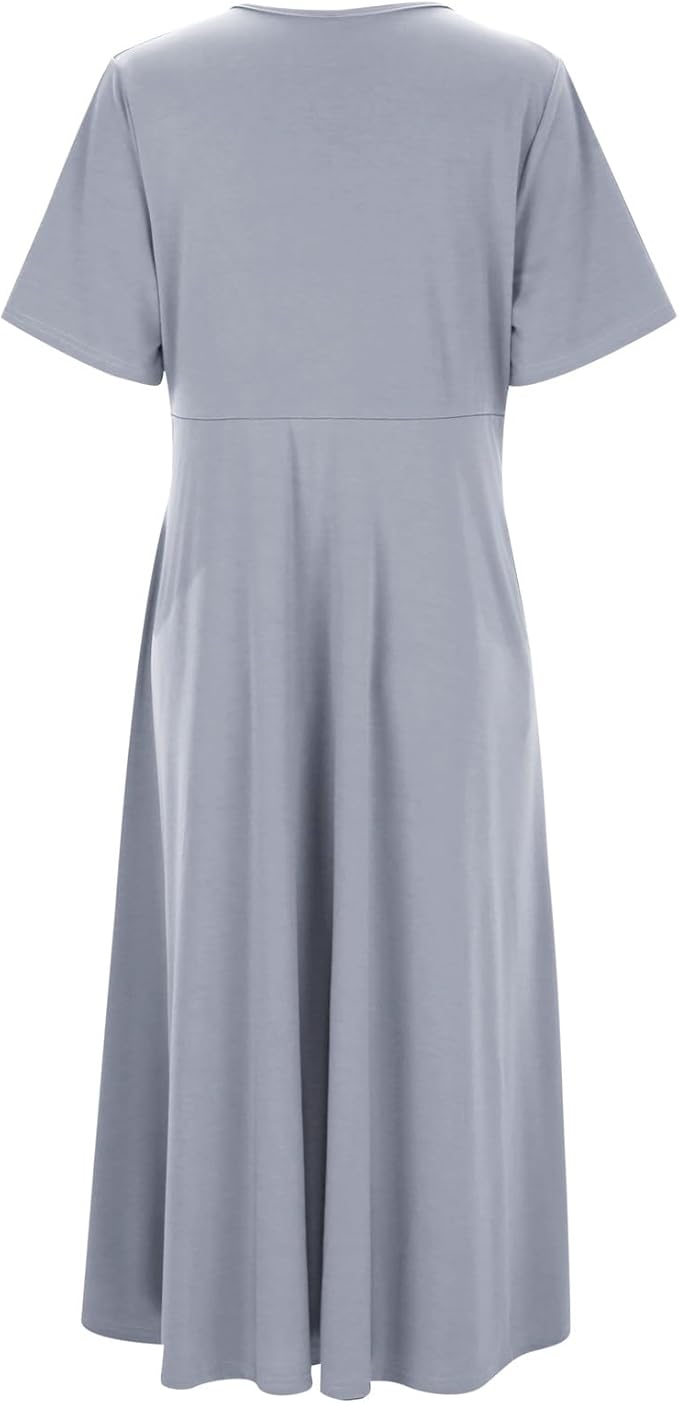Valenzora | Crossover-Midikleid für Damen