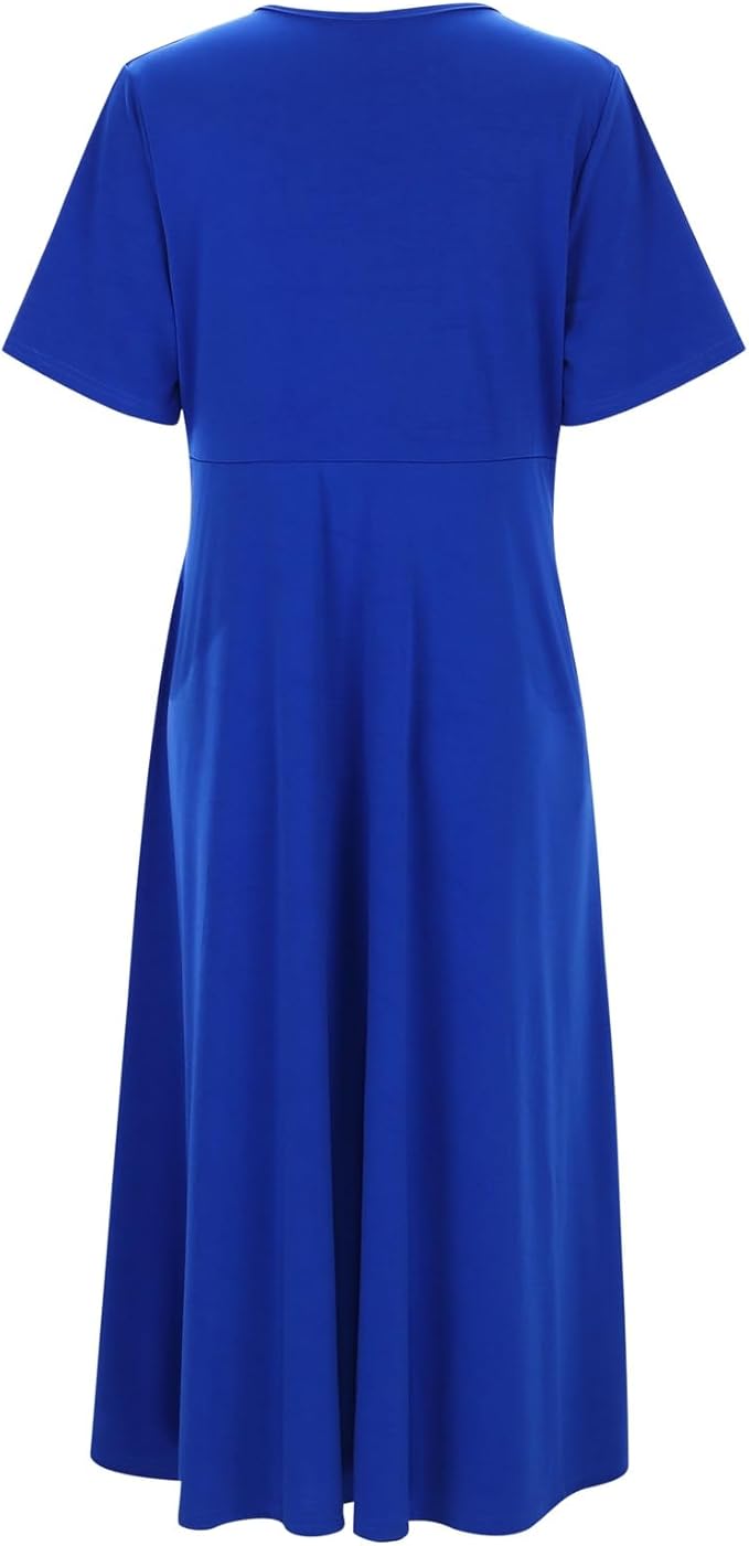 Valenzora | Crossover-Midikleid für Damen