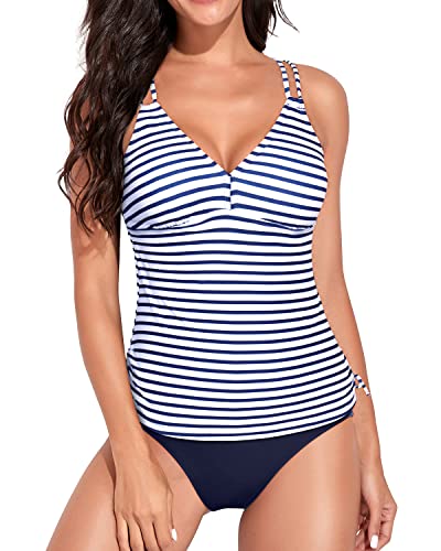 Valenzora | Adjustable cross-strap tankini swimsuits