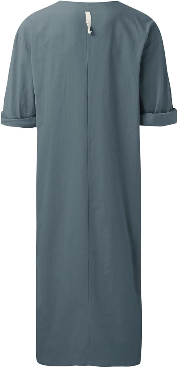 Valenzora | Comfortable V-neck djellaba
