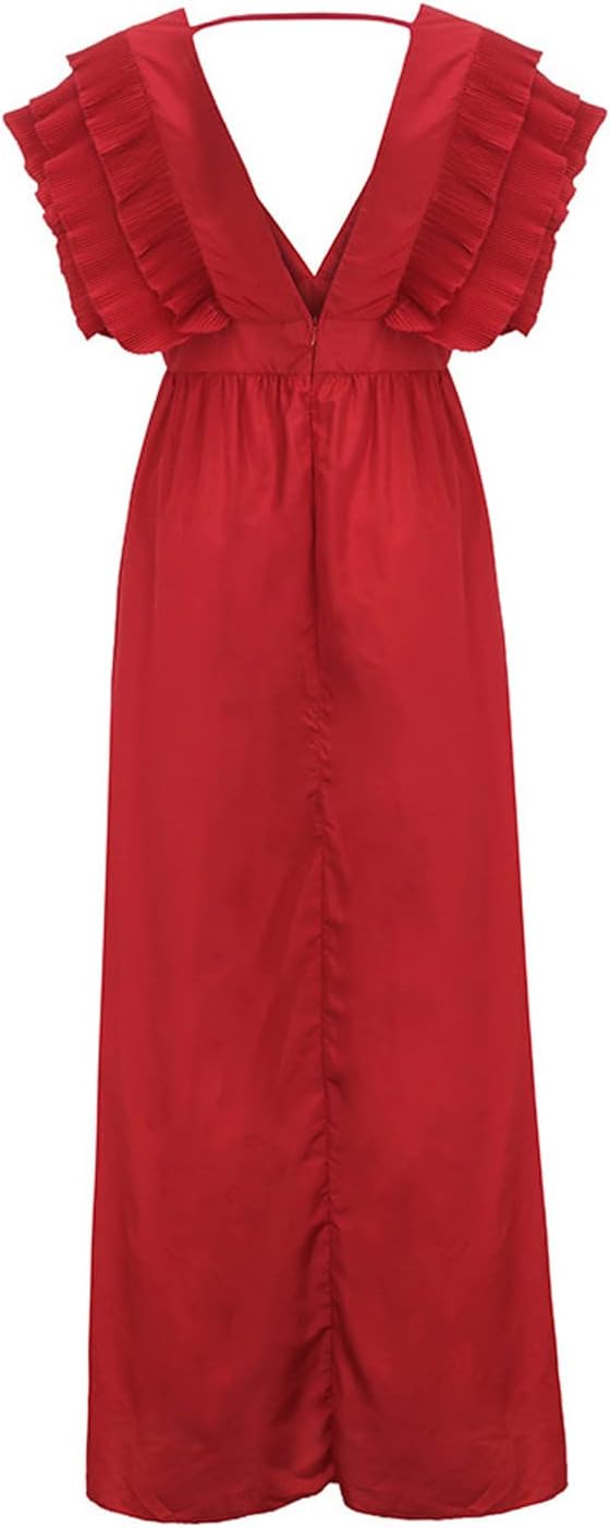 Valenzora - Elegant dress with gathered sleeves