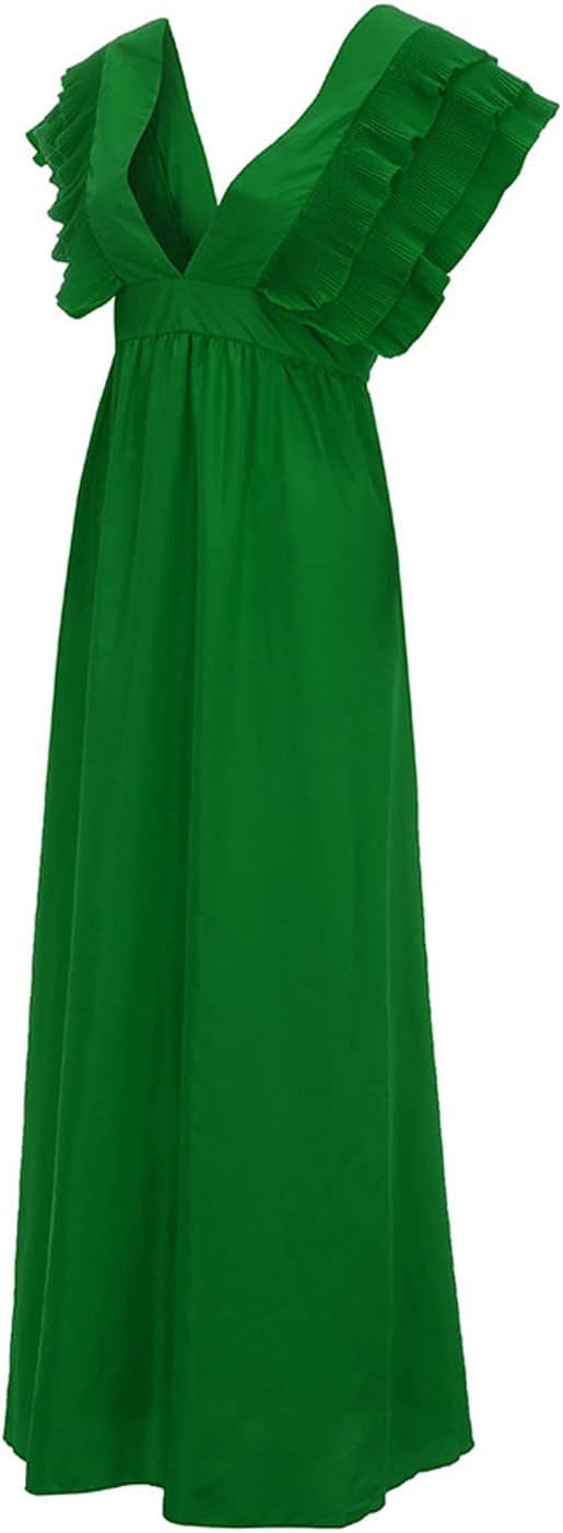 Valenzora - Elegant dress with gathered sleeves