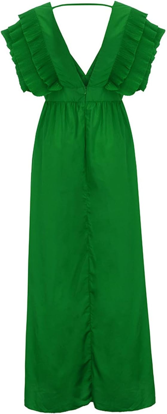 Valenzora - Elegant dress with gathered sleeves