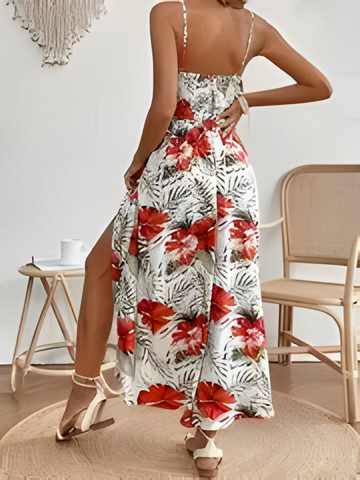 Valenzora | Elegantes ärmelloses Kleid mit Schlitz für Damen