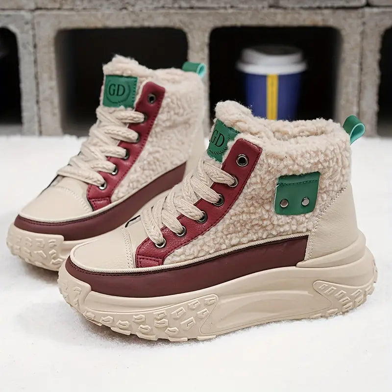 Valenzora – Waterproof plush ankle boots