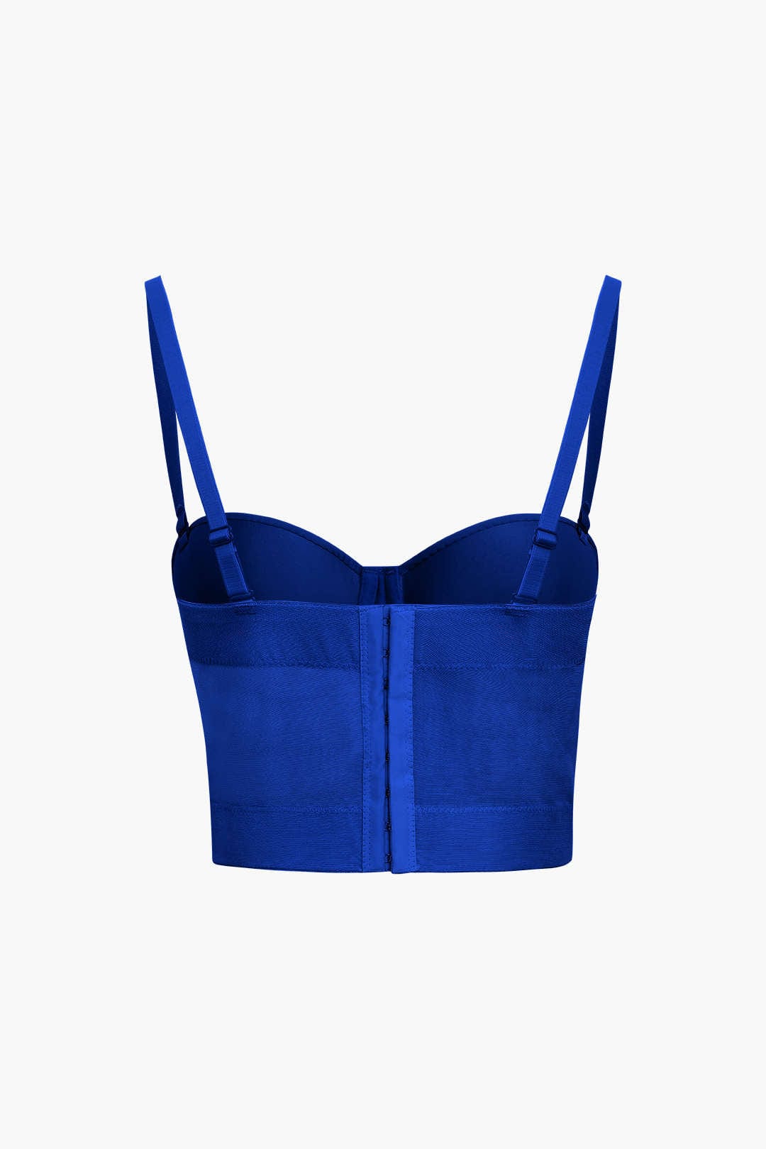 Valenzora | Figure-hugging bustier top with underwire cups and transparent mesh structure