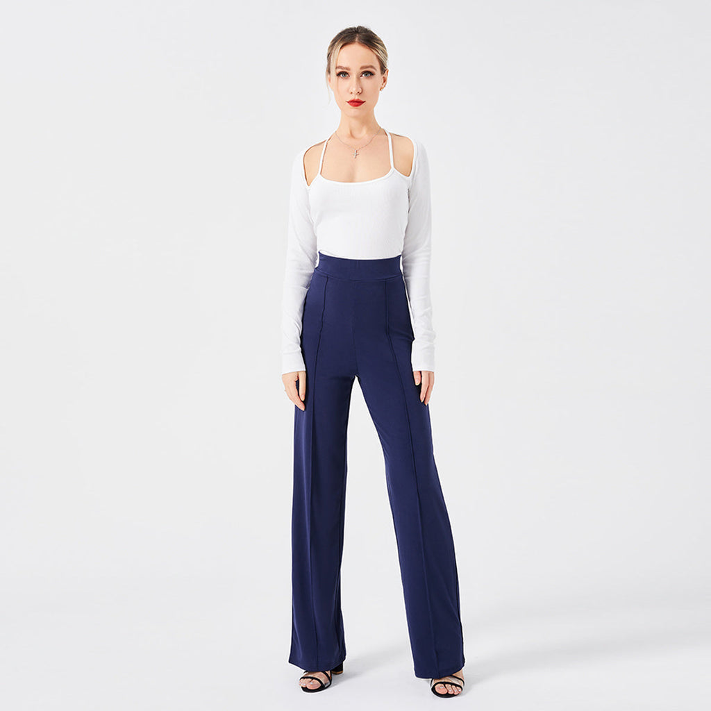 Valenzora High-waisted bell-bottom trousers