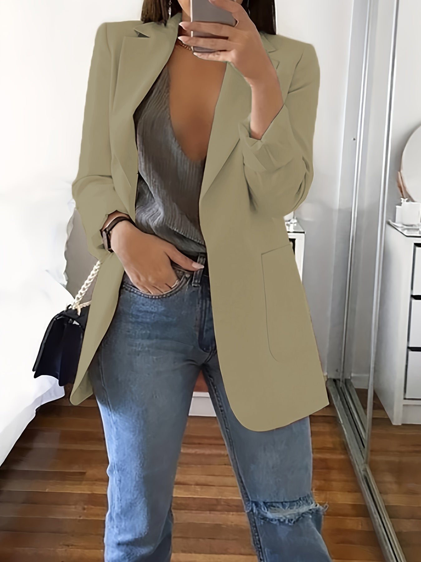 Valenzora | Lässiger Blazer in großen Größen
