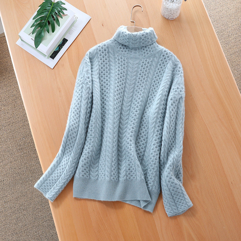 Valenzora | Damen Rollkragenpullover aus Kaschmir