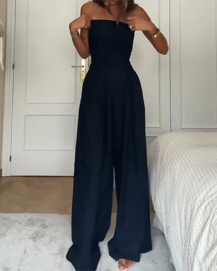 Valenzora | Elegant Off-Shoulder Jumpsuit for Women