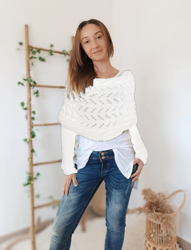 Valenzora | Scarf - elegant women's woven wrap