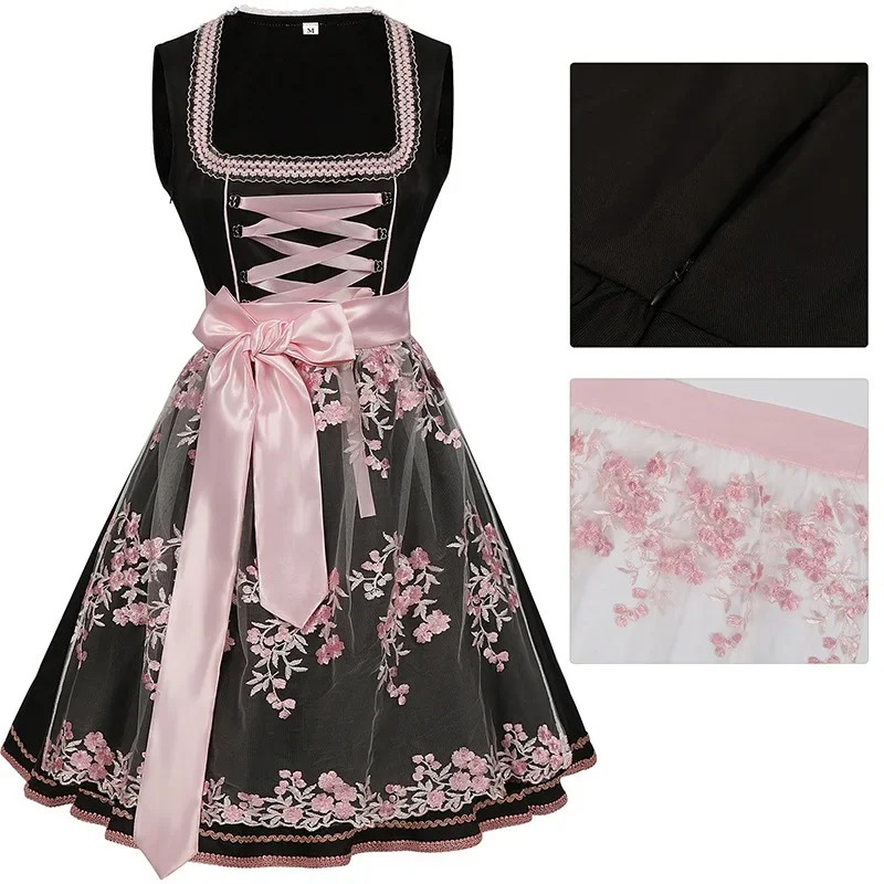Valenzora | Women's Traditional Dress with Floral Embroidery