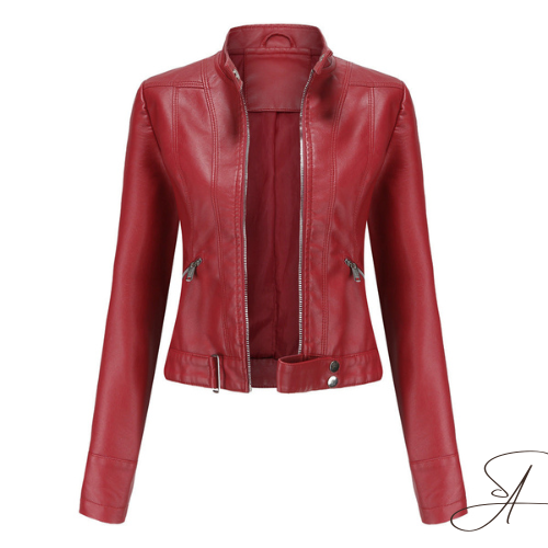 Valenzora | Elegant leather jacket