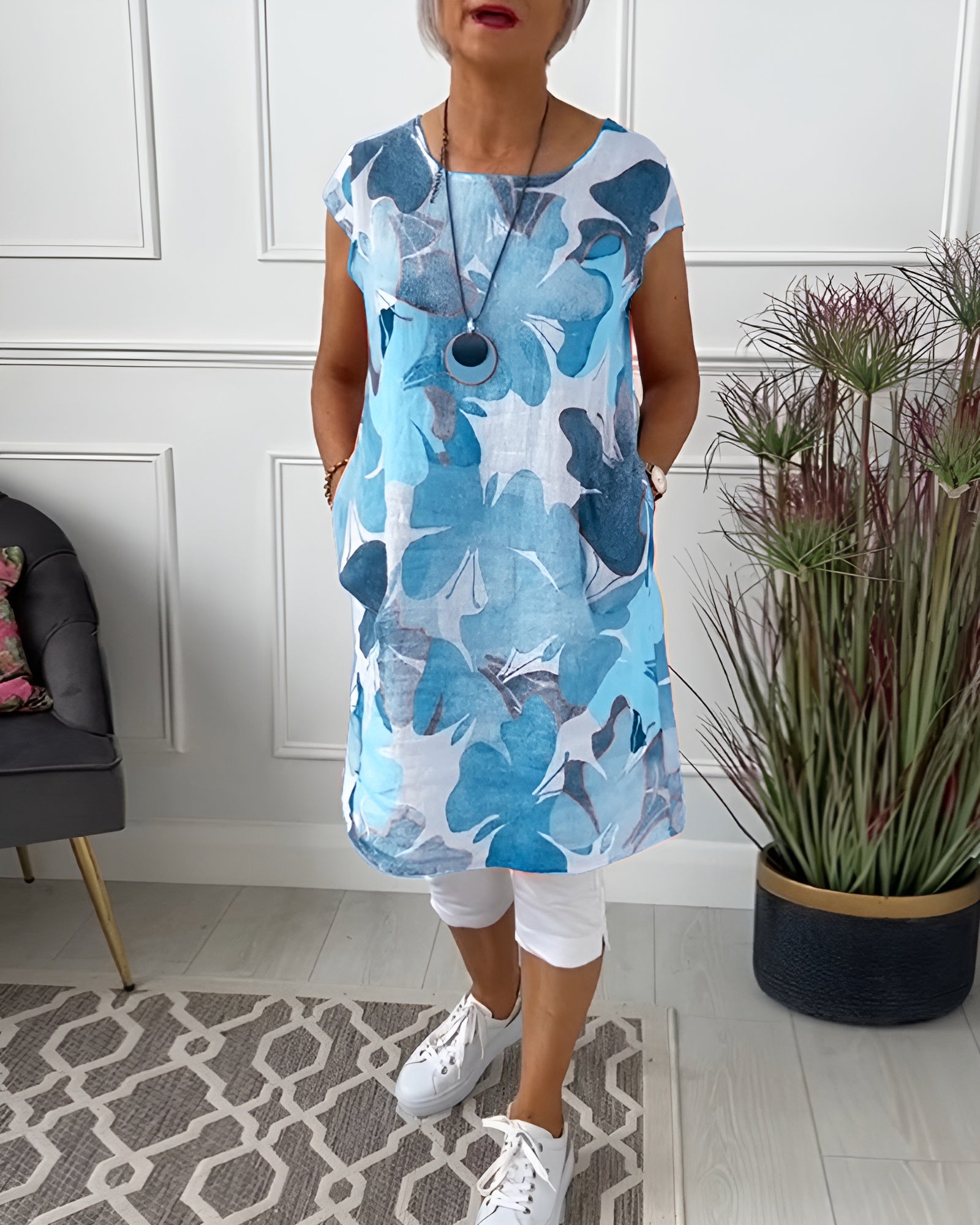 Valenzora | Elegant Floral Dress