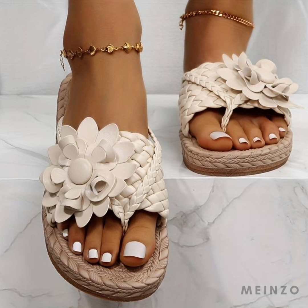 Flip-flops | Women's sandals with an open toe and elegant braided straps