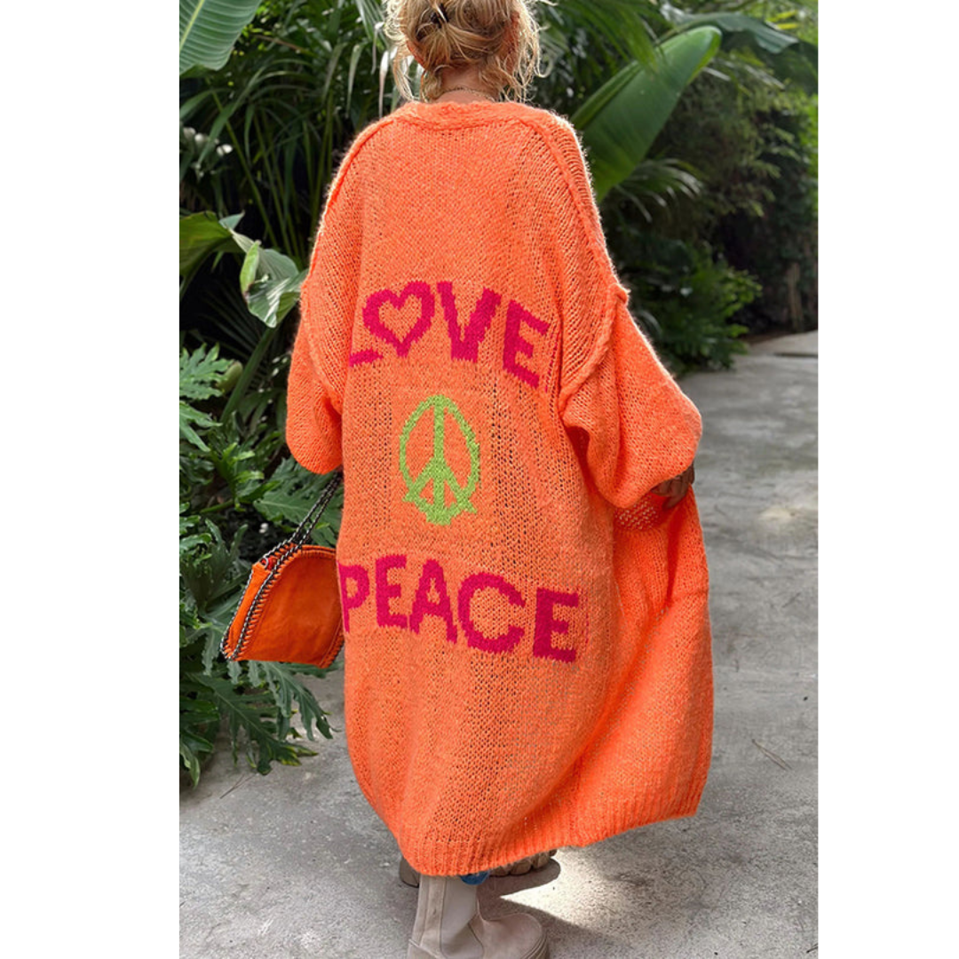 Valenzora Peace Cardigan – Ibiza