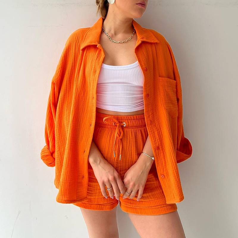 Valenzora | Two-piece long-sleeved shirt & trousers