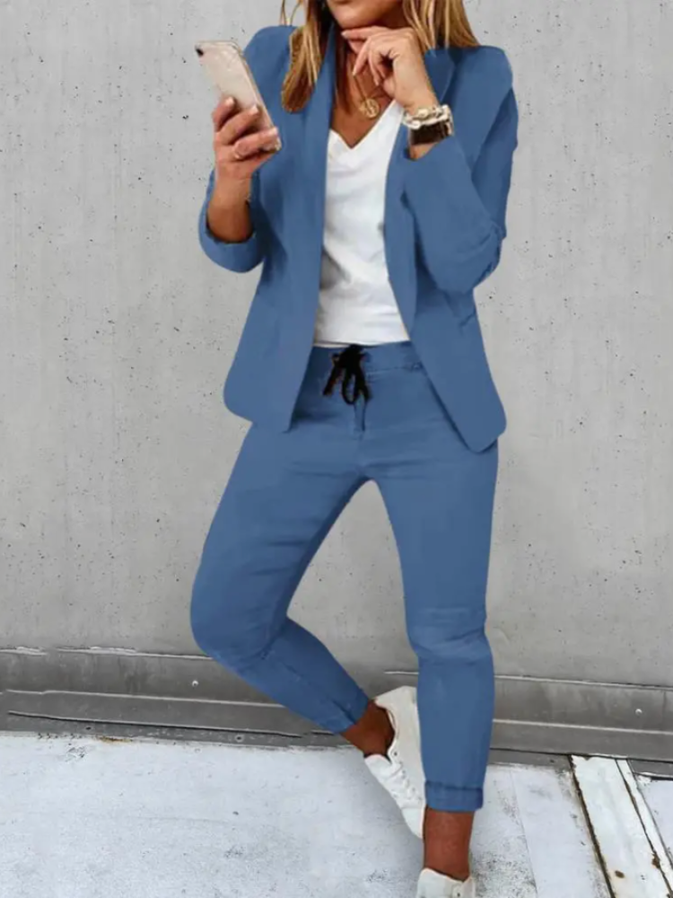 Valenzora | Elegant blazer set (BLAZER + PANTS)