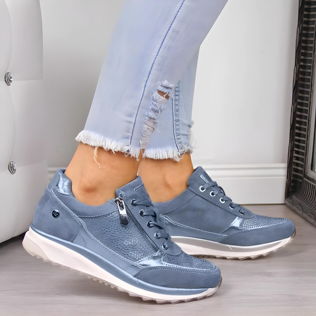 Valenzora - Glamouröse, bequeme Freizeitsneaker | Sportlich-schicke Sneaker