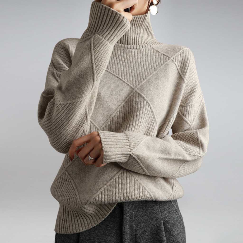 Stylish turtleneck sweaters