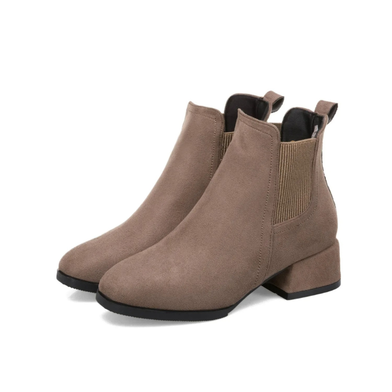 Valenzora | Elegant entry-level ankle boots with block heel, women's ankle boots