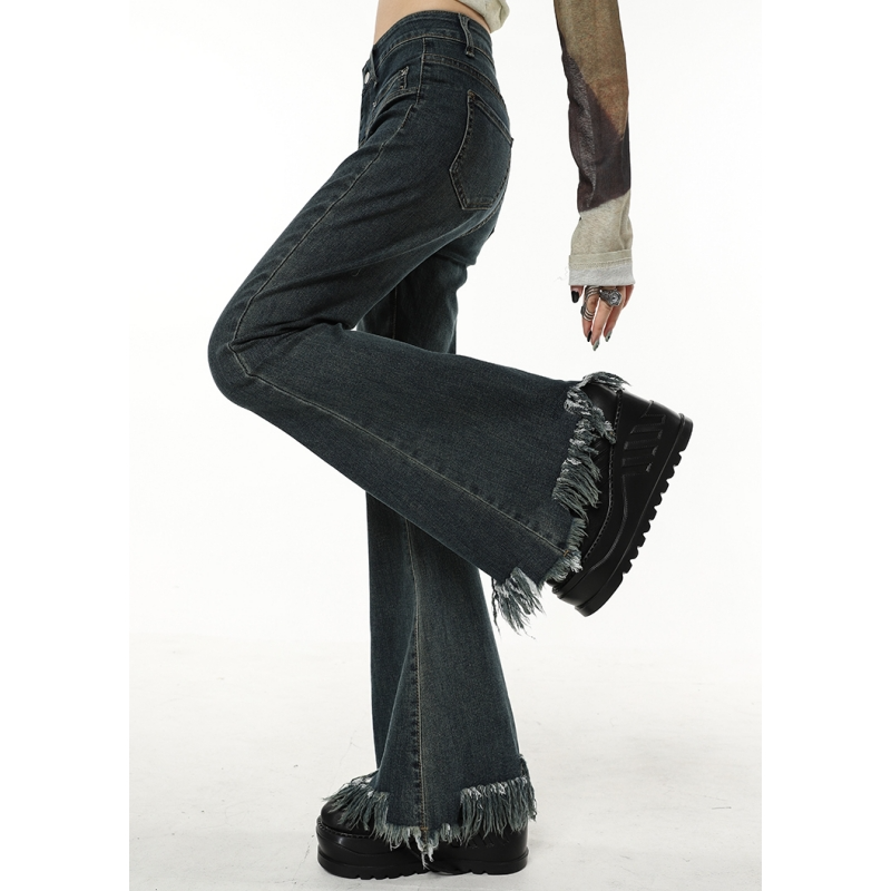 Valenzora | Black vintage jeans for women