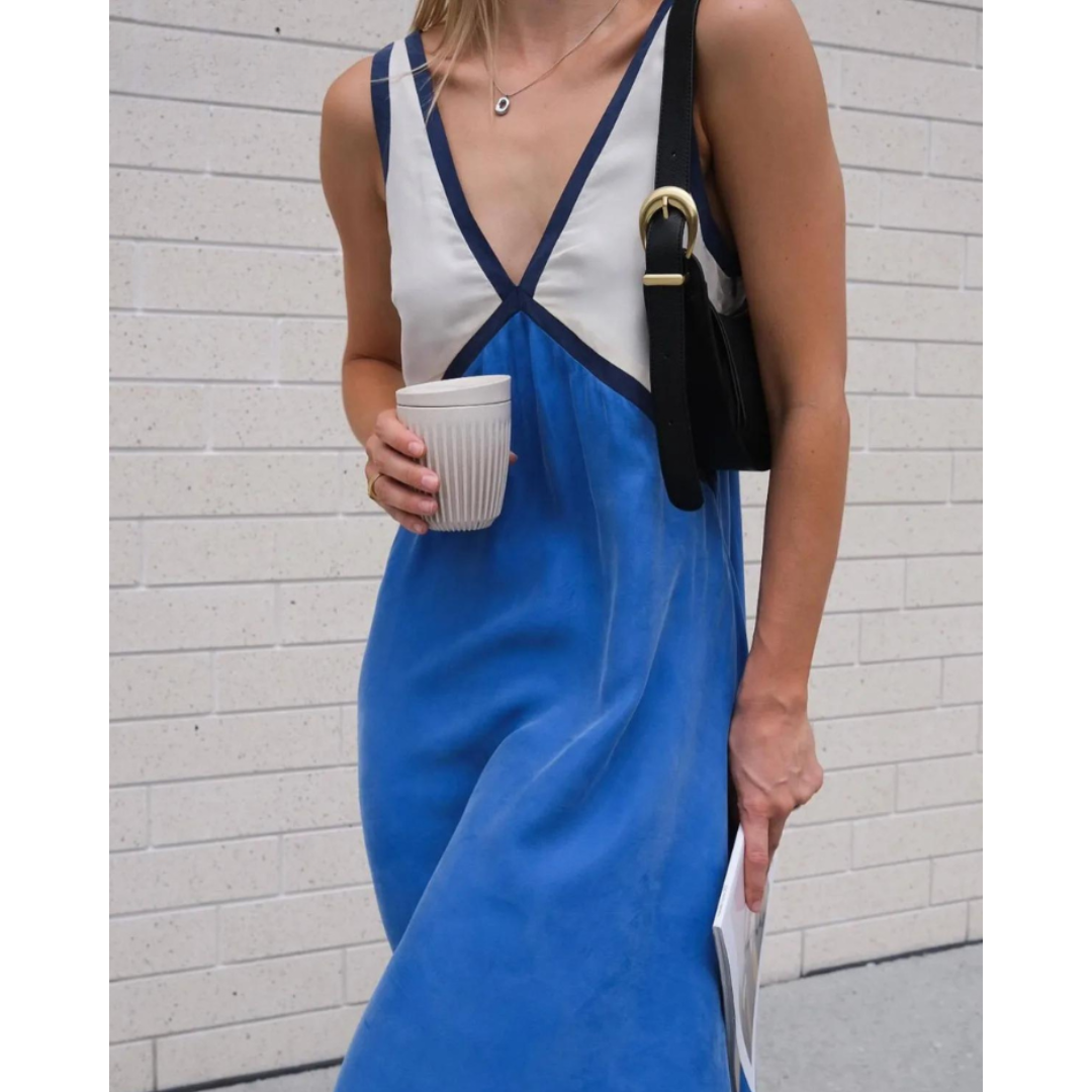 Marissa™ | Schickes V-Ausschnitt-Kleid