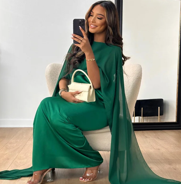 Valenzora | Long satin dresses for women