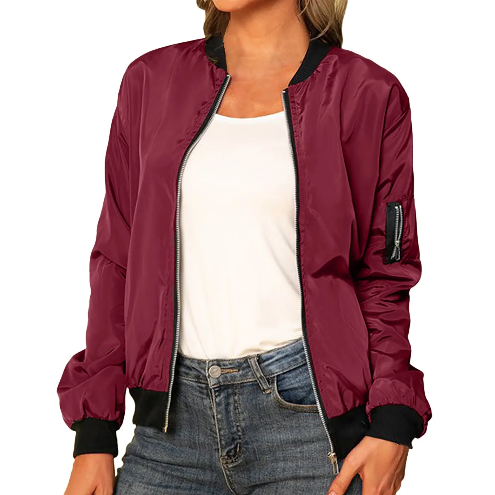 Valenzora | Classic Casual Bomber Jacket Women's