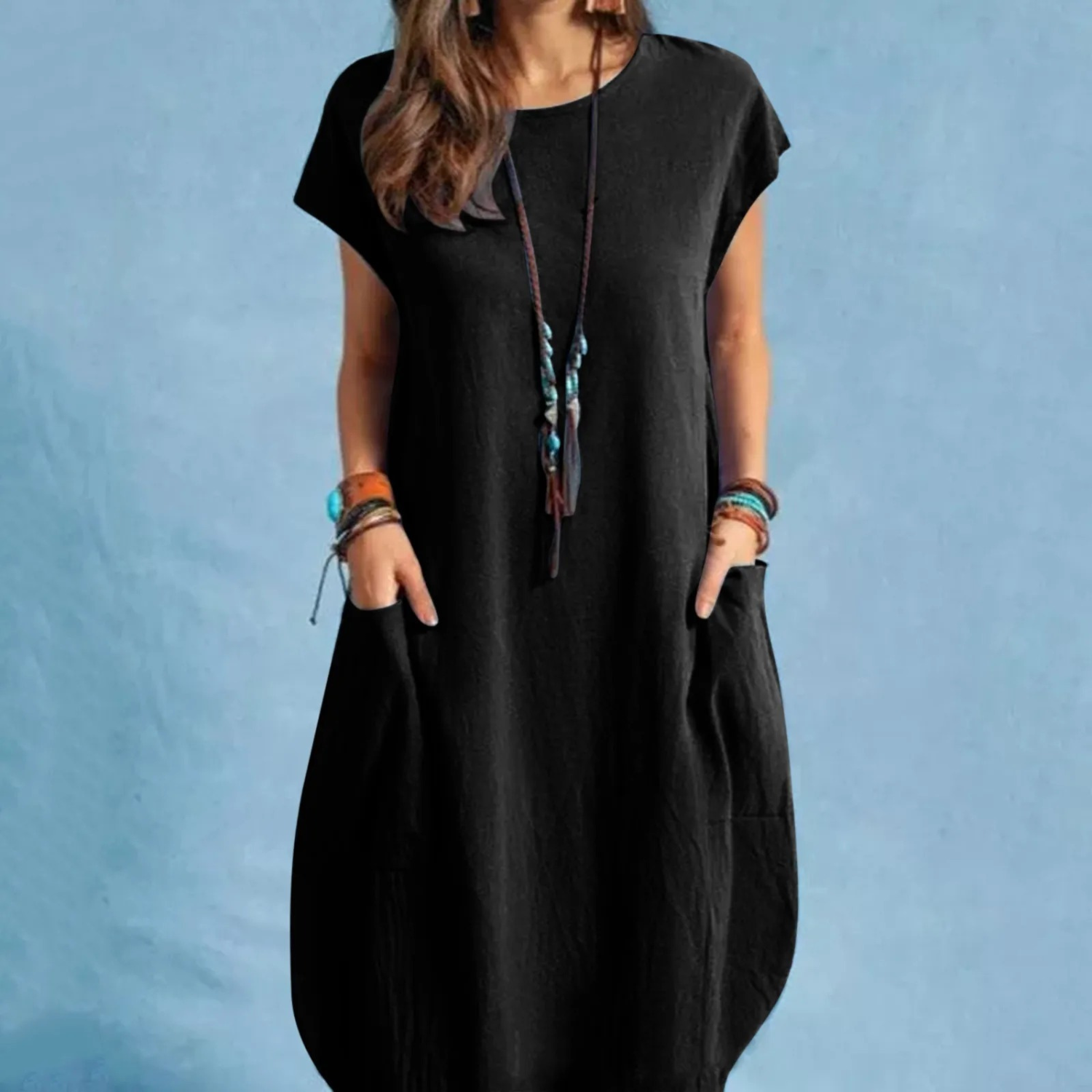 Valenzora | Comfortable linen dress