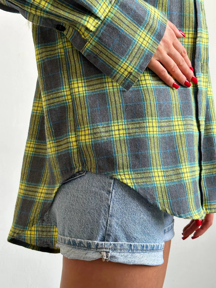 Valenzora | Checked flannel shirt for women