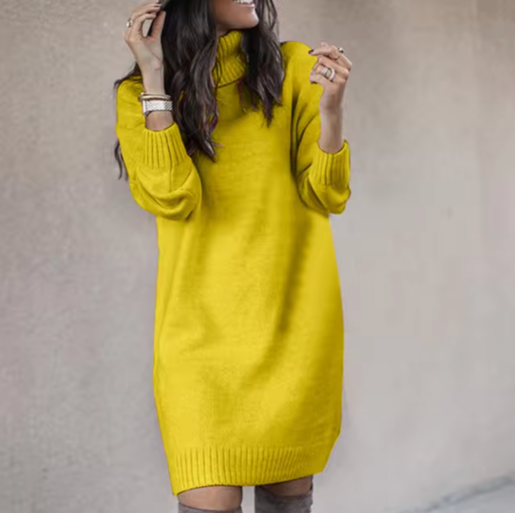 – Loose sweater dress