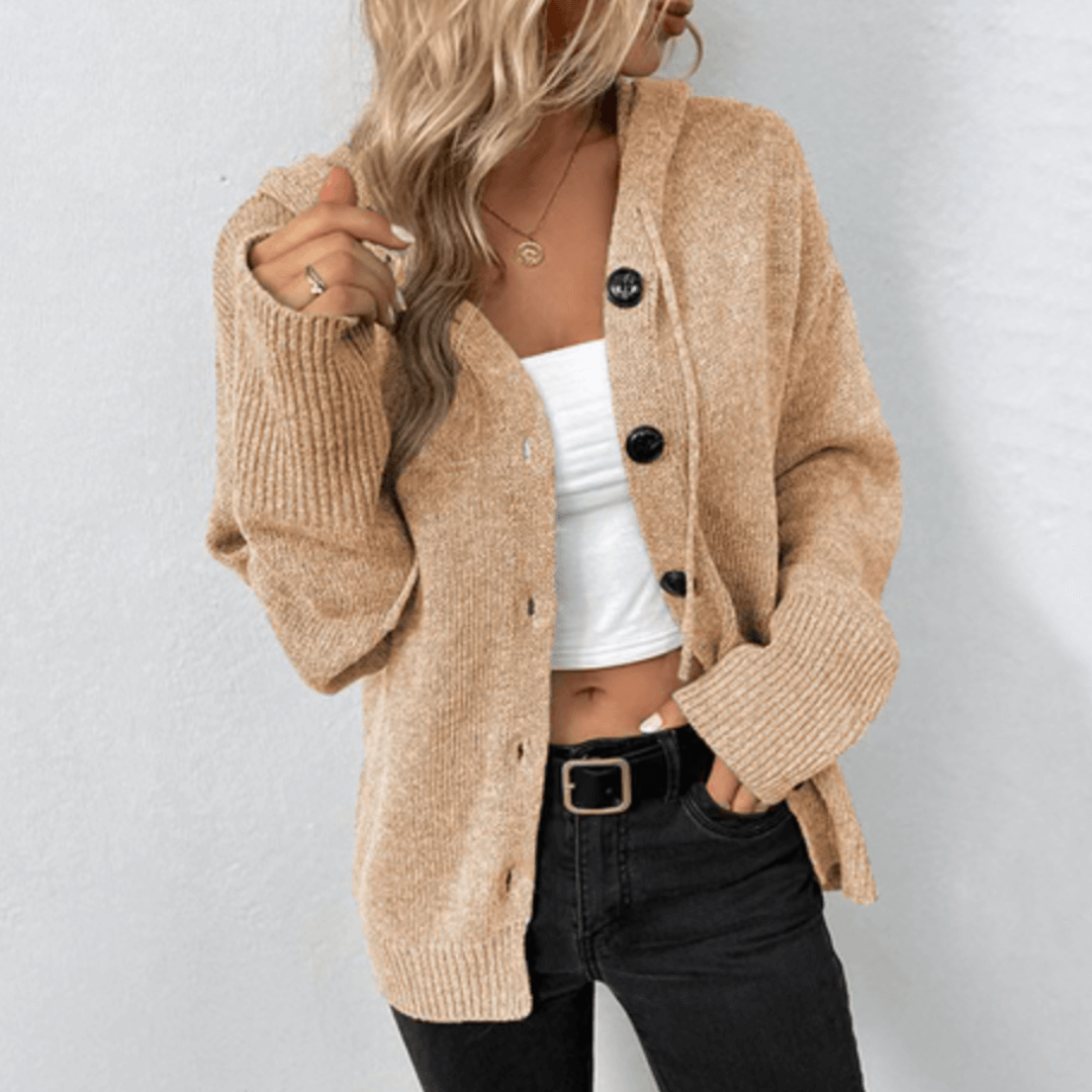 Valenzora | Leichte Strickjacke für Damen mit Knöpfen
