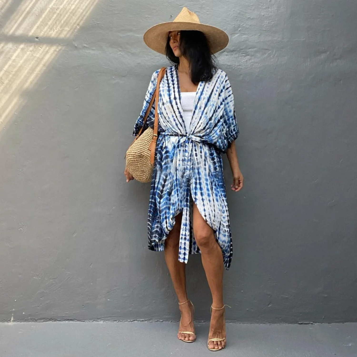 Valenzora | Summer Print Kimono for Women