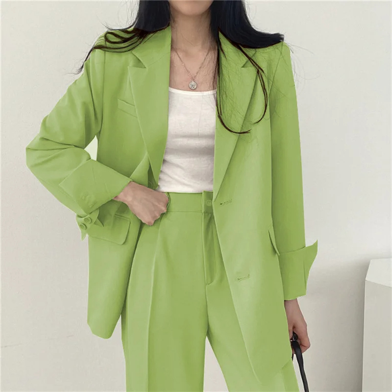 Valenzora | Long women's blazer with wide lapels and relaxed fit