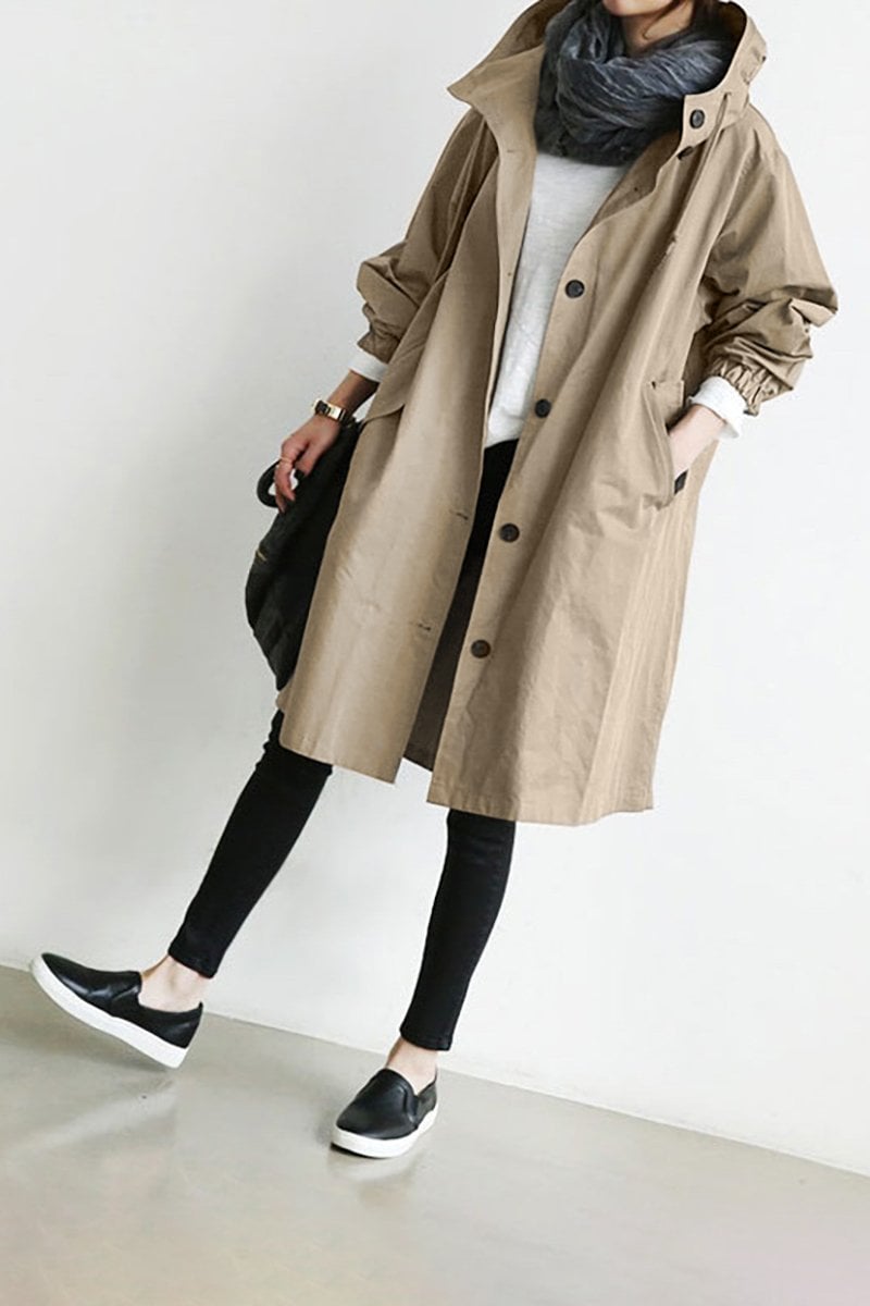 Valenzora | Women's hooded trench coat