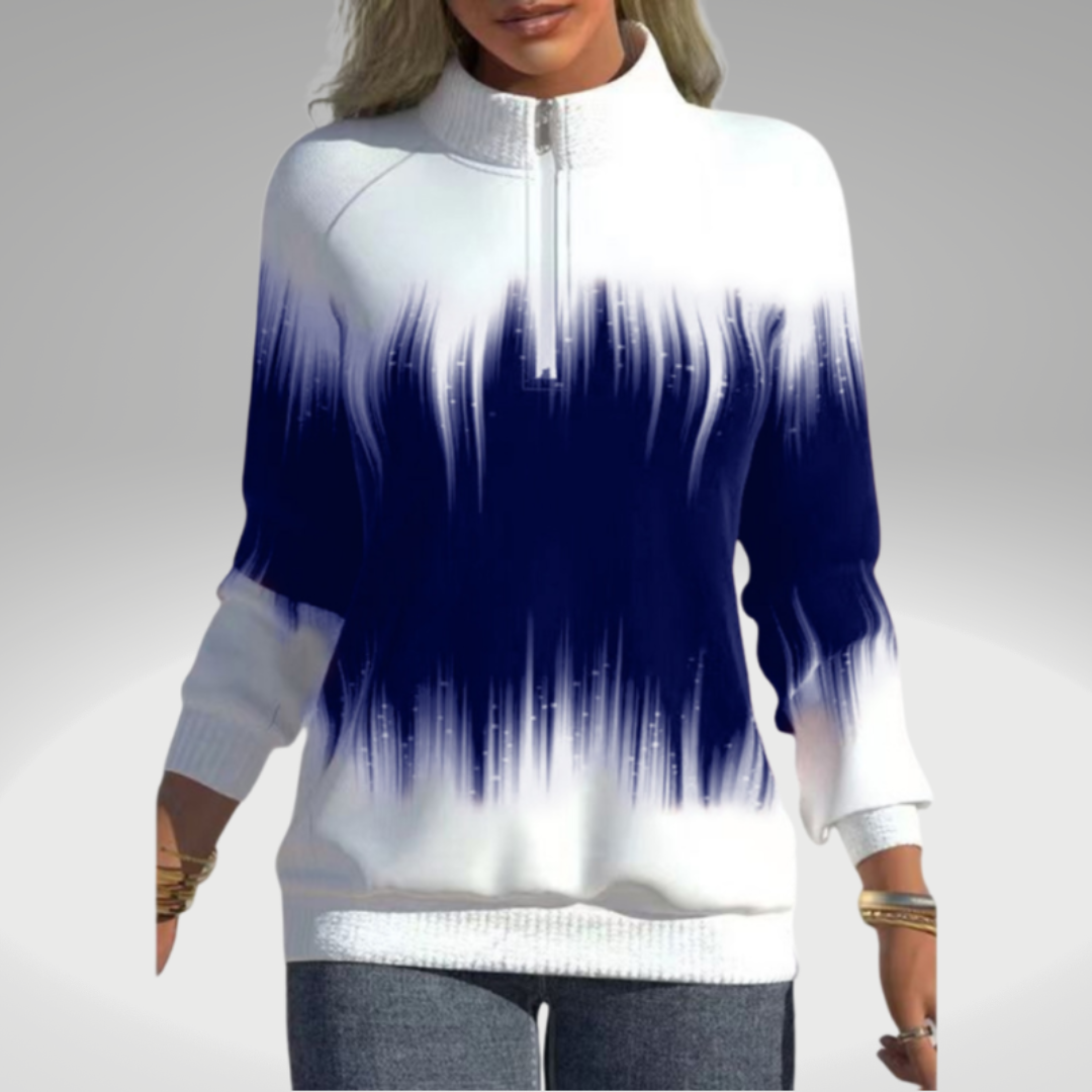 Valenzora - Women's sweatshirt with gradient print