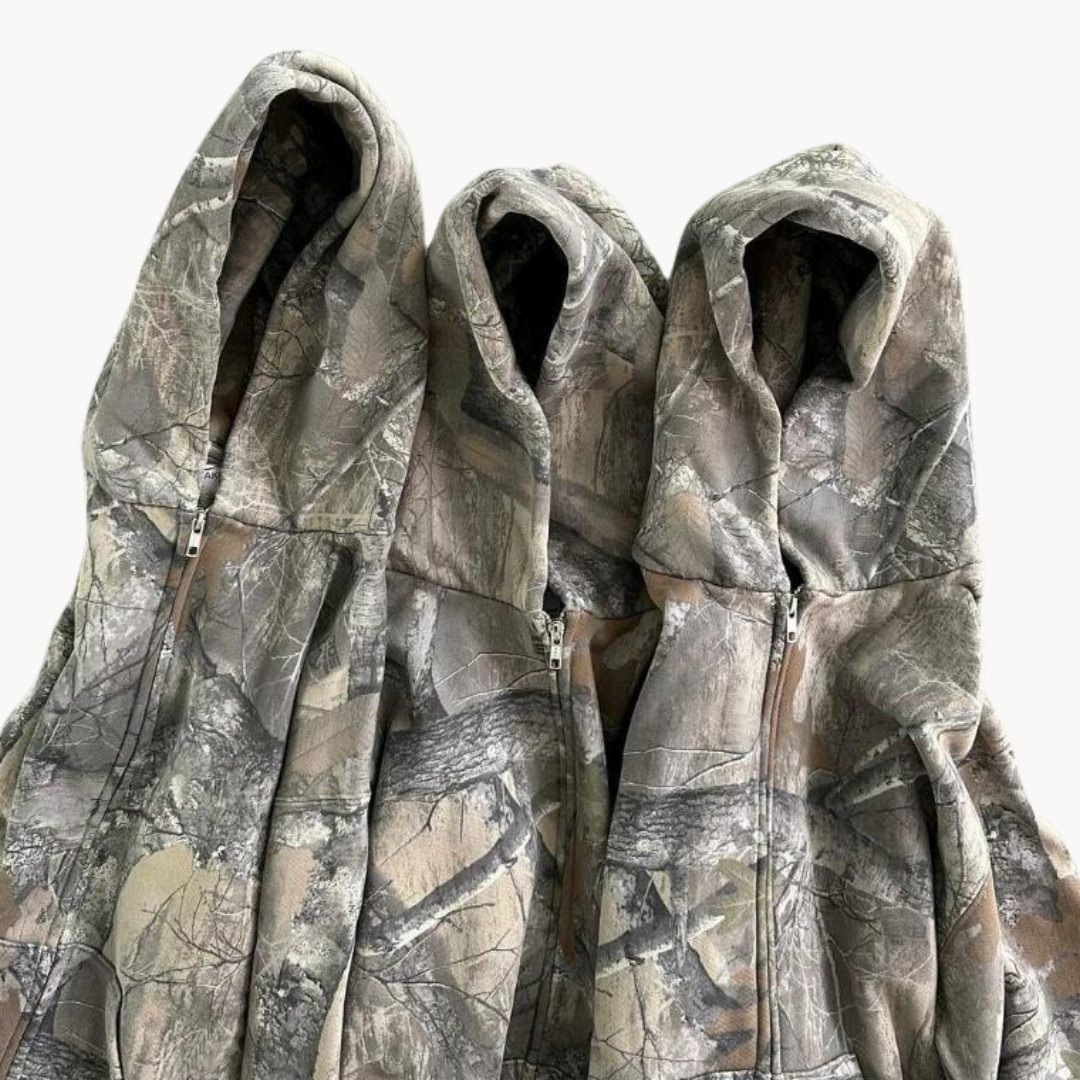 Valenzora | Camo Hoodie Plus Size Comfort and Stylish Camo Look