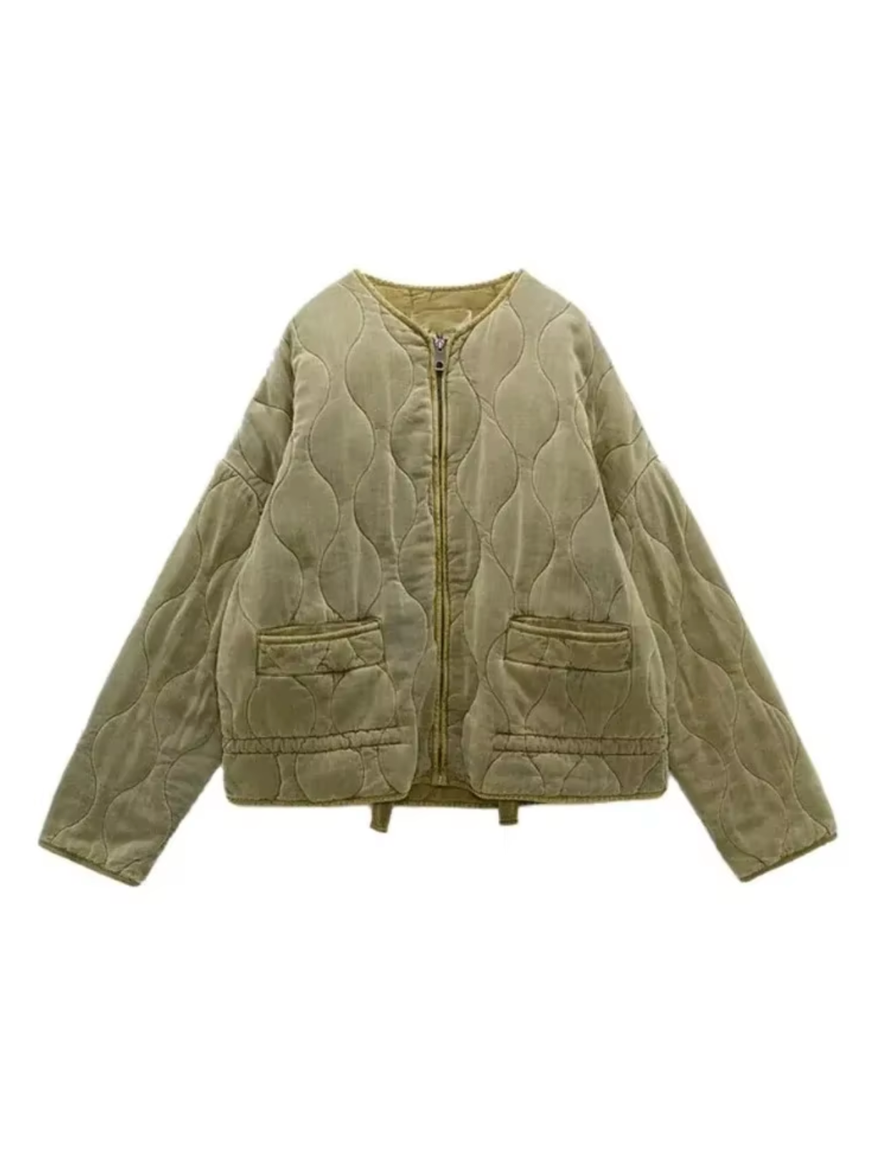 Valenzora | Stylish padded jacket with zipper