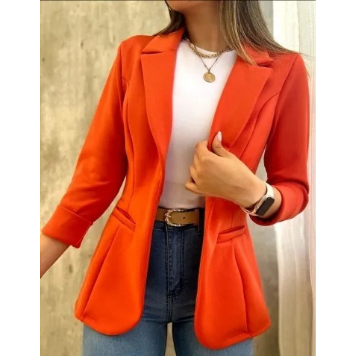 Valenzora – Vintage women's blazer without buckle